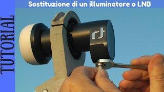 TUTORIAL ITA - Come sostituire un LNB o illuminatore sulla parabola