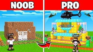 1000 Pillagers vs  Security house BUILD BATTLE challenge...