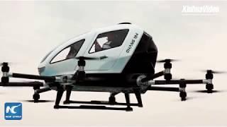 World's first passenger drone Ehang 184 takes to the skies