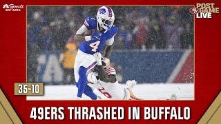 49ers thrashed in the snow, fall to Bills 35-10 | NBC Sports Bay Area