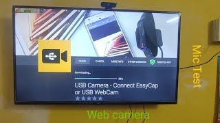 USB Camera EasyCap in Mi TV | Connect Test Mic & Video Quality | Web camera in Mi TV |