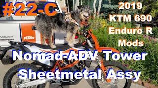 2019 KTM 690 Enduro Mods #22C - Nomad-ADV Rally Tower & Windscreen