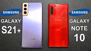 Galaxy S21 Plus Vs Galaxy Note 10 Speed Test