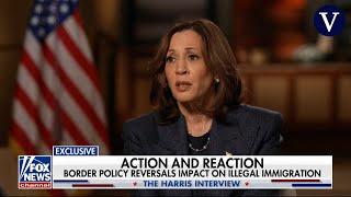 Harris se desmarca de Biden en una agresiva entrevista en Fox News: "¿Me deja responder?"