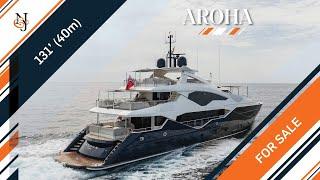 M/Y AROHA for Sale | 131' (40m) Sunseeker Yacht