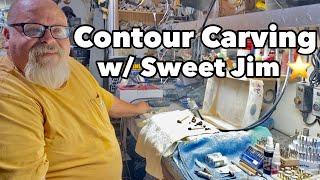 Basic Contour Carving / Fire Agate Carving w/ Sweet Jim