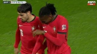 Rafael Leao Amazing Goal, Portugal vs Poland (1-0) Goals and Extended Highlights