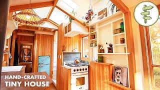 Carpenter's Wonderfully Hand-Crafted Tiny House with Clever Layout & Design – Quick Tour