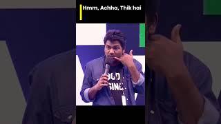 hmm acha thik hai  Zakir Khan #zakirkhan #standupcomedy #comedyshorts #ravigupta #anubhavsinghbassi