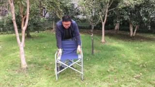 How to Fold up The Director Chair