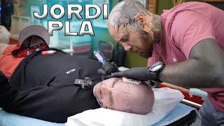 Tattooing Ink Master Star Jordi Pla's Face!!!