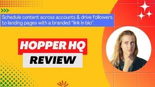 Hopper HQ Review, Demo +Tutorial I Creating, scheduling, & optimizing posts across all your accounts