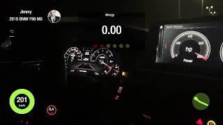 BMW M5 F90 TOP SPEED Test (345Km/h GPS )