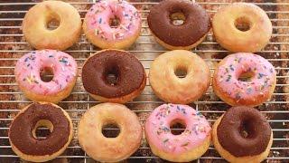 No Knead Donuts (Baked Not Fried) | Gemma's Bigger Bolder Baking