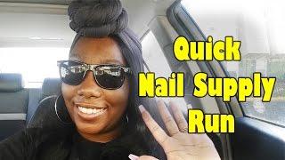 Nail Vlog | Come with me to get Nail Supplies | LongHairPrettyNails