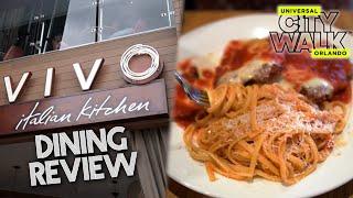 Eating at VIVO Italian Kitchen! 2022 Universal CityWalk Dining Review