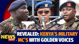 MEET KENYA'S MILITARY MCs: Kenya Defence Officers that Keep Kenyans updated during Public Events