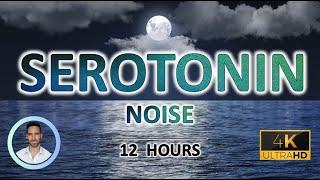 Calming Serotonin Noise for Rapid Deep Sleep | 12 Hours | BLACK SCREEN | Tinnitus & Anxiety Relief