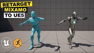 How To Easily Retarget Mixamo Animations To Unreal Engine 5 (In 3 Minutes)