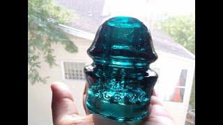 Threadless Glass Insulator: Flea Market Finds 2