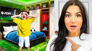 J'ai Transformé Sa Chambre en EPIC FOOTBALL ROOM ️