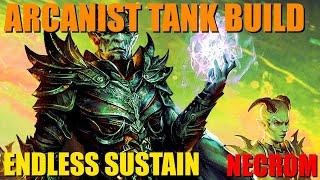 ESO Arcanist Tank Build - INSANE sustain, never run out of resources! BEST group support setup!