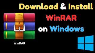 How to Download & Install WinRAR on Windows Laptop/ PC