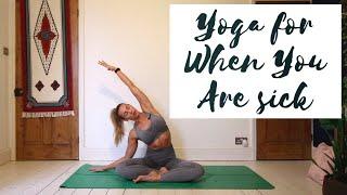 YOGA FOR WHEN YOU ARE SICK | Gentle Yoga Flow | CAT MEFFAN