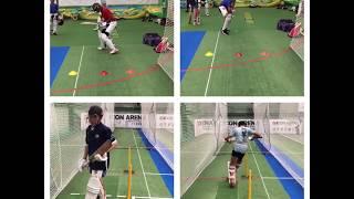 Foot work drills for batting