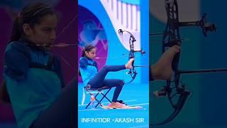 Sheetal Devi Ist female armless Archer in the world  #olympics #archery #sheetaldevi #infintior J&K