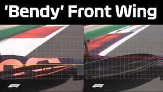 Mercedes's Bendy front wing vs Red Bull's Bendy front wing - Portugal