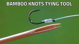 Fishing Knots Tying With Bamboo