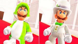 Super Mario Odyssey - Cat Luigi vs Luigi (Comparison) - Final Boss Battle