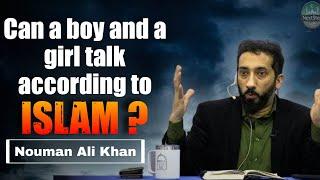 Relationship in Islam |Can boys and girl talk in Islam?Islamic lecture in english by Nouman Ali Khan