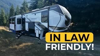 2 bed, 2 bath perfect for visiting the in laws! 2025 Keystone Montana High Country 381TB | RV Review