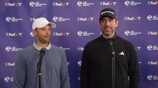 Ben Silverman & Aaron Rodgers Sunday Flash Interview 2023 AT&T Pebble Beach Pro Am · Round 3