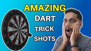 8 Amazing Dart Trick Shots! 100% REAL | NOT FAKE, WALLAH! | TMH Entertainment