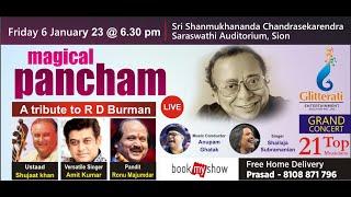 Grand Concert || 21 Top Musician || Ronu Majumdar || Magical Pancham || A tribute to R D Burman