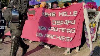 Antifa | Demo gegen Berliner AfD-Parteitag in Jüterbog, 12.10.24