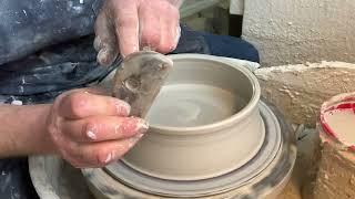 Beginner Throwing Plates, video 4 of 10 on becoming a potter.