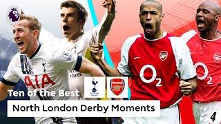 Spurs vs Arsenal | 10 BEST North London Derby Moments | Premier League