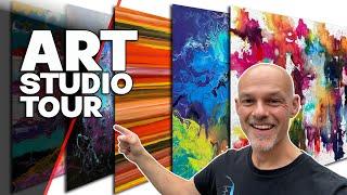 The coolest ART STUDIO and GALLERY tour of 2022!!