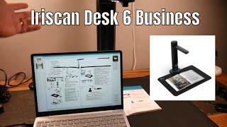 Iris Desk Scanner Business 6: Scan Books, Documents, IDs, Barcodes & More