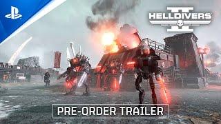 Helldivers 2 - Automaton Pre-Order Trailer | PS5 & PC Games