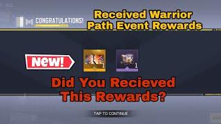 Finally Received Rewards of Warrior Path Event COD Mobile | Wisdom Frost Short