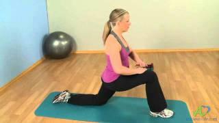 Kneeling Hip Stretch, How to do the Kneeling Hip Stretch exercise ||  healthspanMD