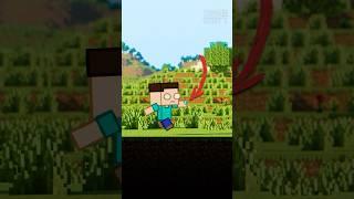 Running With More and More DIAMONDS (Funny Minecraft Animation) #shorts #cartoon