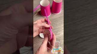 DIY Straw & Cup Bicycle Craft for Kids  | Smart Start with Miss Daisy