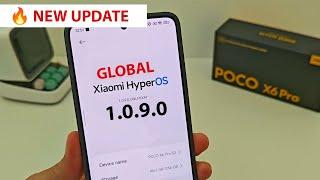  NEW UPDATE HyperOS 1.0.9.0 - POCO X6PRO - NEW FEATURES XIAOMI Android 14