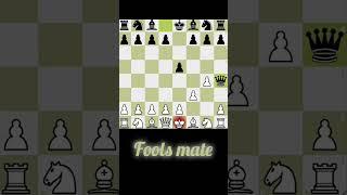 Fools mate beginner traps #chess #beginnertraps